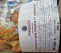 Mängden socker i Cantucci aux figues et amandes