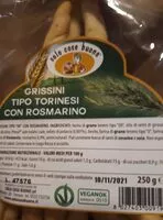 Mängden socker i Grissini tipo torinesi con rosmarino