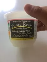 Mängden socker i Mozzarella di bufala