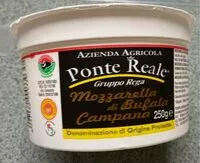 Mängden socker i Mozzarela di bufala campana