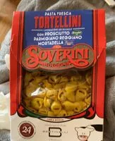 Mängden socker i Tortellini con prosciutto parmigiano e mortadella