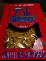 Mängden socker i Tortellini Bolognesi