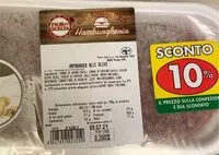 Mängden socker i Hamburgher alle olive