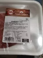 Mängden socker i Hamburgerone di suino