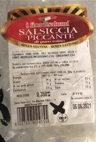 Mängden socker i Salsiccia piccante