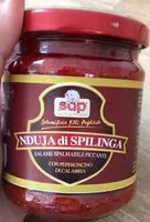 Mängden socker i NDUJA di SPILINGA