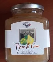 Mängden socker i Marmelade Birne &Limette