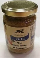 Mängden socker i Tapenade olives/amandes Partitalia
