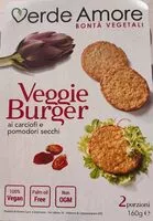 Mängden socker i Veggie Burger ai carciofi e pomodori secchi