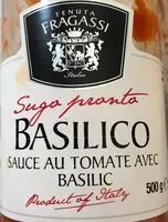 Mängden socker i Sauce tomate basilic