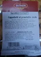 Mängden socker i Cappelletti al prosciutto crudo