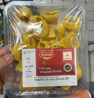 Mängden socker i Cappellacci di zucca ferraresi