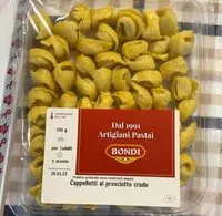 Mängden socker i Cappelletti al prosciutto crudo