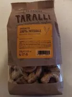 Mängden socker i Taralli 100% Integrale