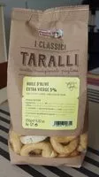 Mängden socker i Taralli