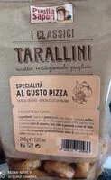 Mängden socker i Tarallini gusto pizza