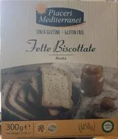 Mängden socker i Fette biscottate senza glutine