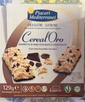 Mängden socker i CerealOro baretta di riso mais e cioccolato senza glutine