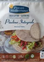 Mängden socker i Piadina integrale senza glutine