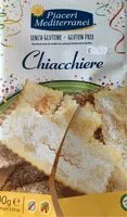 Mängden socker i Chiacchiere senza glutine