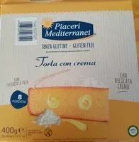 Mängden socker i Torta con crema