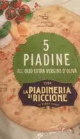 Mängden socker i Piadina