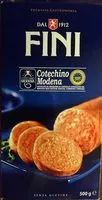 Mängden socker i Cotechino modena