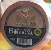Mängden socker i 4 Castelli mortadella Bologna