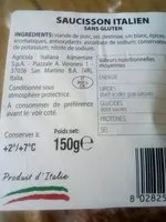 Mängden socker i Saucisson italien