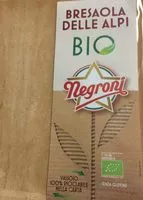 Mängden socker i Bresaola delle alpi