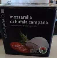 Mängden socker i Mozzarella di bufala campana dop