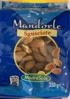 Mängden socker i Mandorle sgusciate