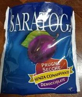 Mängden socker i Prugne secche denocciolate