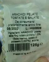 Mängden socker i Arachidi tostate e salate