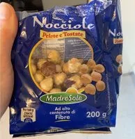 Mängden socker i Nocciole pelate e tostate