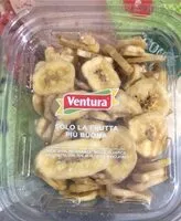 Mängden socker i Banana essiccata a fette