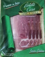 Mängden socker i Prosciutto crudo