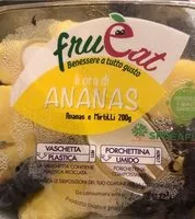 Mängden socker i ananas e mirtilli