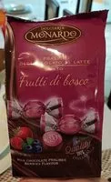 Mängden socker i Praline di cioccolato al latte gusto frutti di bosco