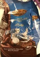 Mängden socker i Praline di cioccolato al latte