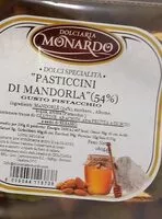 Mängden socker i Pasticcini di mandorla 54%
