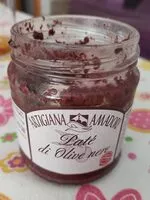 Mängden socker i Patè di olive nere