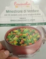Mängden socker i Minestrone di verdure