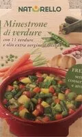 Mängden socker i Minestrone di verdure