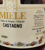 Mängden socker i Miele di castagno