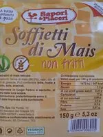 Mängden socker i Soffietti di mais non fritti