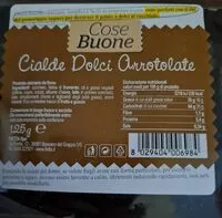 Mängden socker i Cialde dolci arrotolate