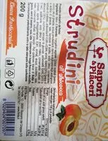 Mängden socker i Strudini