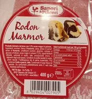 Mängden socker i Rodon Marmor