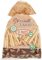 Mängden socker i Bio grissinetti farro